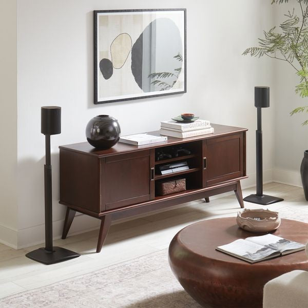 Sanus WSSE1A2-B2 SONOS Era 100 Height-Adjustable Stand - Black  Pair