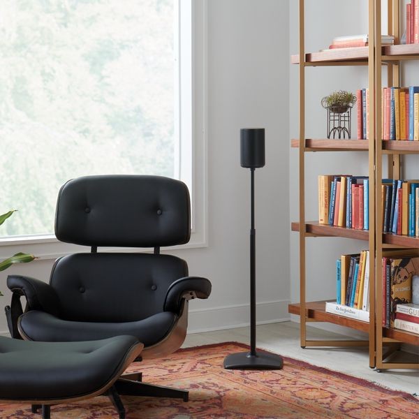 Sanus WSSE1A1-B2 SONOS Era 100 Height-Adjustable Stand - Black Single