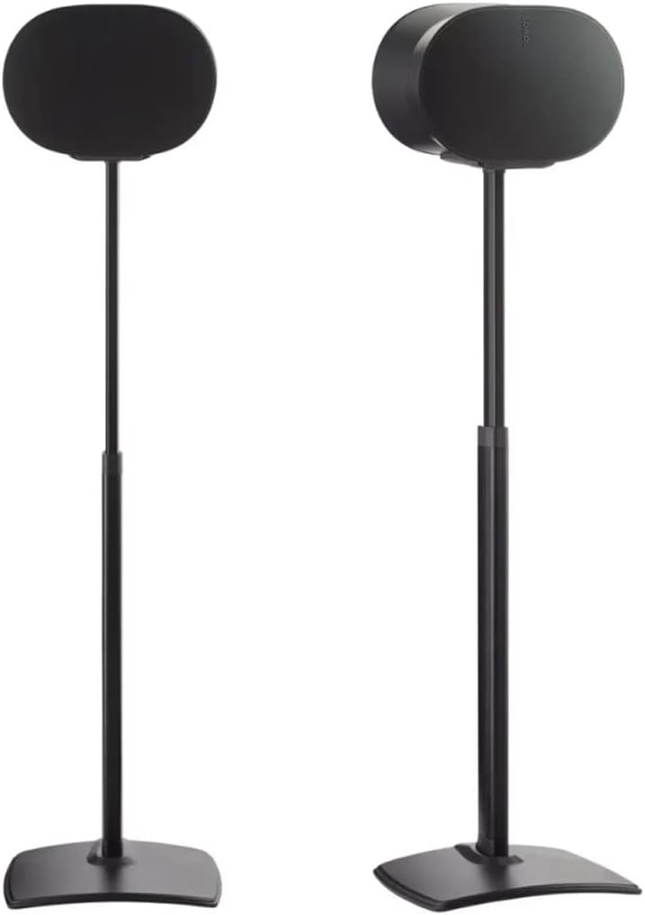 Sanus WSSE3A2-B2 SONOS Era 300 Height-Adjustable Stand - Black Pair