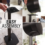 Sanus WSSE3A1-B2 SONOS Era 300 Height-Adjustable Stand - Black Single