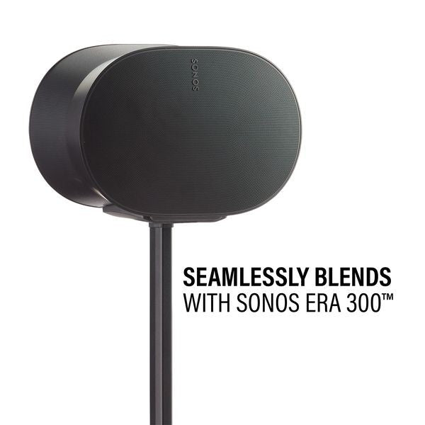 Sanus WSSE3A1-B2 SONOS Era 300 Height-Adjustable Stand - Black Single