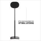Sanus WSSE3A1-B2 SONOS Era 300 Height-Adjustable Stand - Black Single