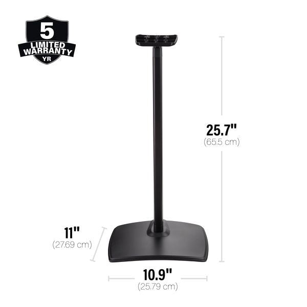 Sanus WSSE3A1-B2 SONOS Era 300 Height-Adjustable Stand - Black Single