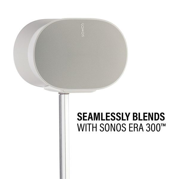 Sanus WSSE3A1-W2 SONOS Era 300 Height-Adjustable Stand - White Single