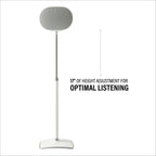 Sanus WSSE3A1-W2 SONOS Era 300 Height-Adjustable Stand - White Single