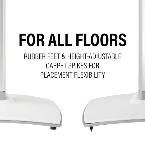 Sanus WSSE3A1-W2 SONOS Era 300 Height-Adjustable Stand - White Single