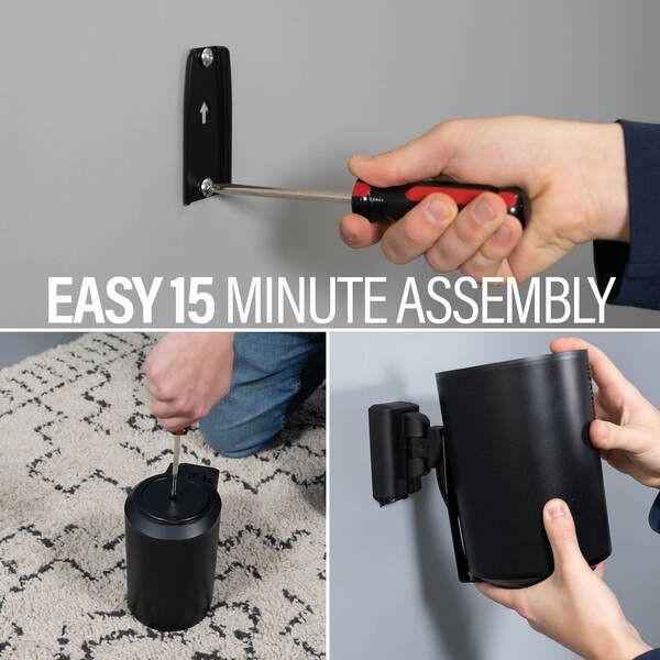Sanus WSWME12-B2  SONOS Era 100 Adjustable Speaker Wall Mount - Black Pair