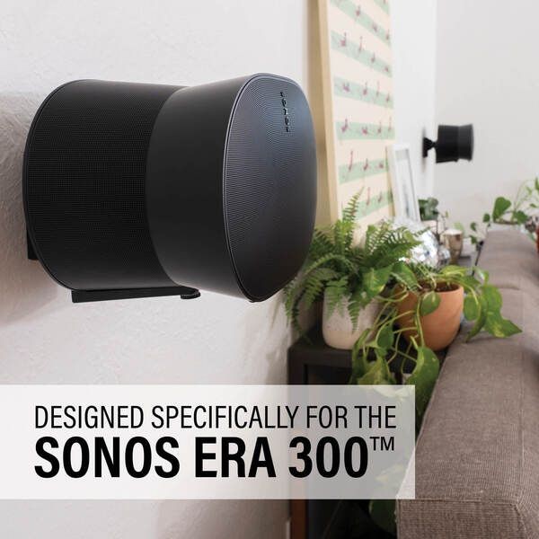Sanus WSWME32-B2 SONOS Era 300 Adjustable Speaker Wall Mount - Black Pair