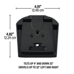 Sanus WSWME32-B2 SONOS Era 300 Adjustable Speaker Wall Mount - Black Pair