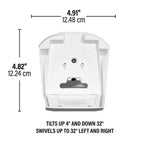 Sanus WSWME32-W2 SONOS Era 300 Adjustable Speaker Wall Mount - White Pair