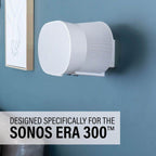Sanus WSWME31-W2 SONOS Era 300 Adjustable Speaker Wall Mount - White Single