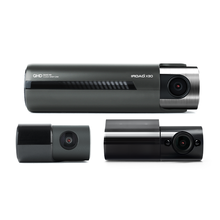 IROAD X30 - Front 2k QHD + Rear + IR Internal