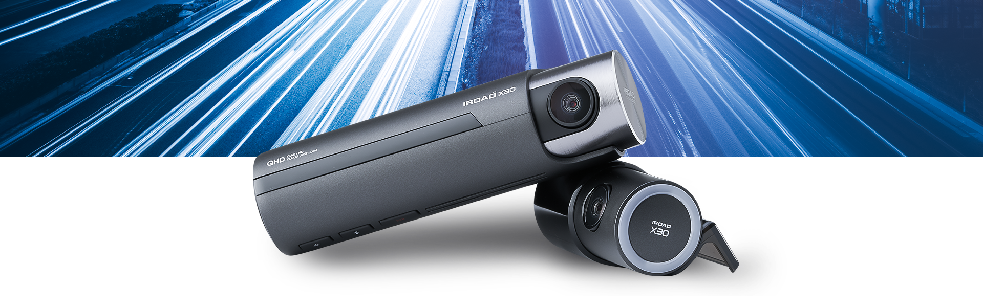 IROAD X30 – Front Facing 2K QHD Dash Camera Up To 3 Channels