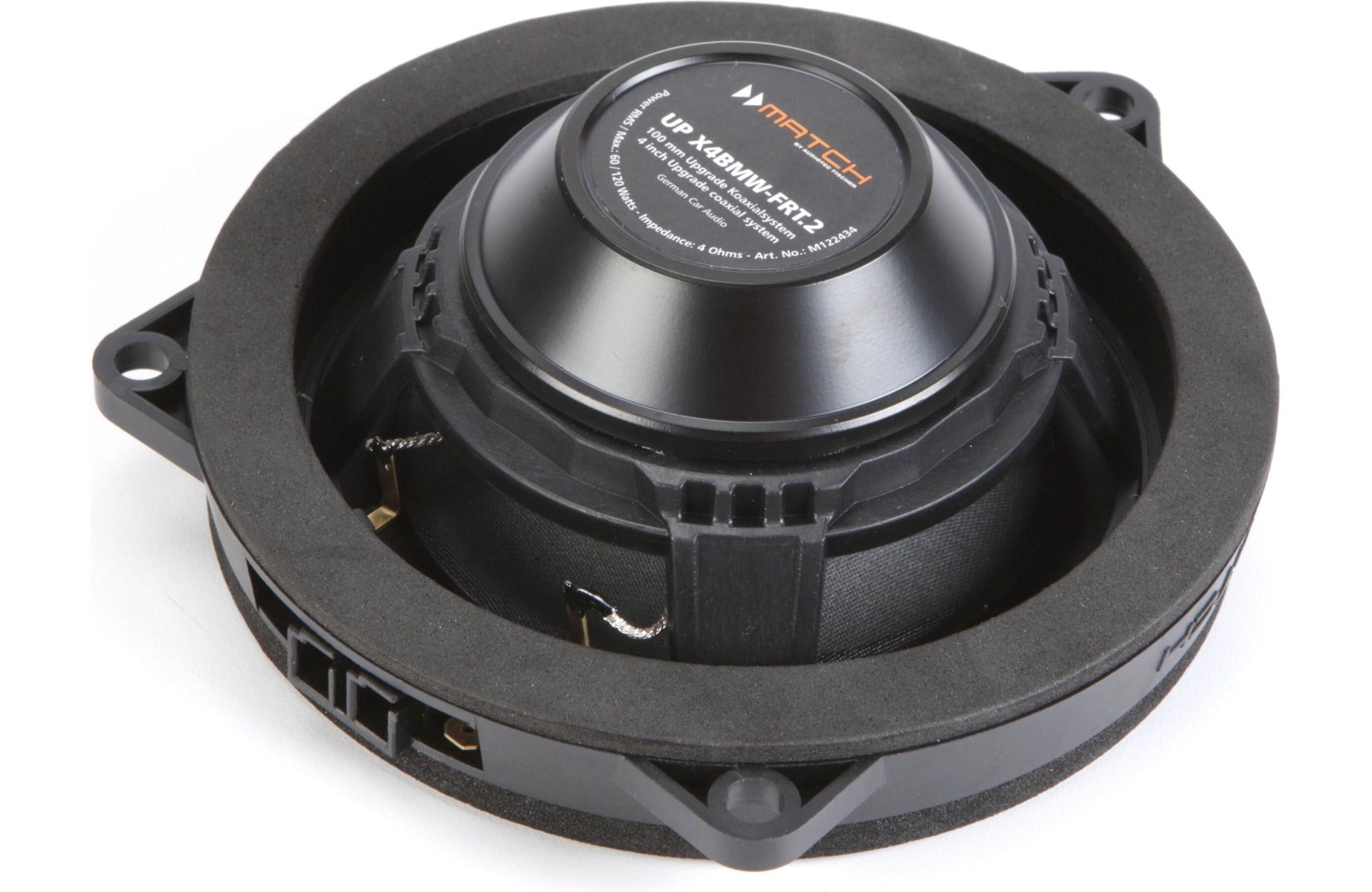 MATCH UP X4BMW-FRT.2 Custom Fit 4" 2-Way BMW Upgrade Coaxial Speakers