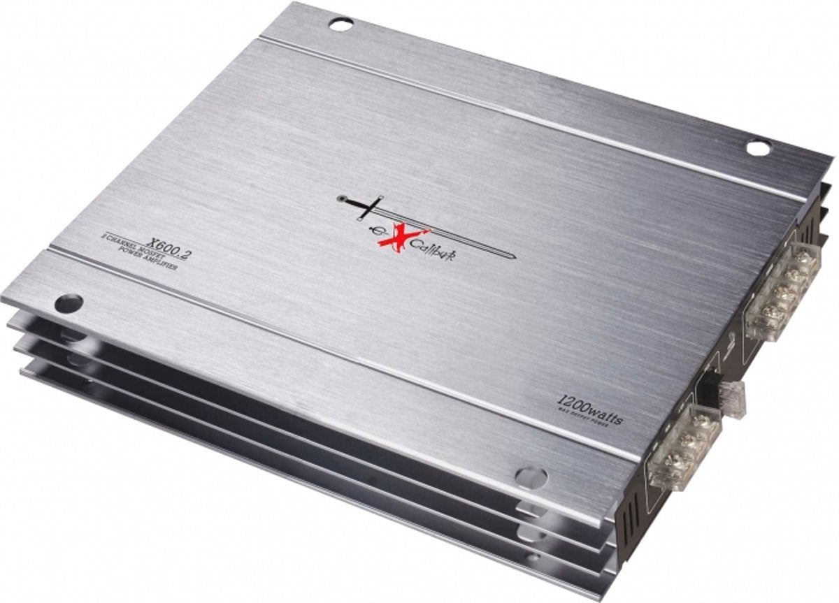 Excalibur X600.2 -  2 Channel Power 1200w Amplifier