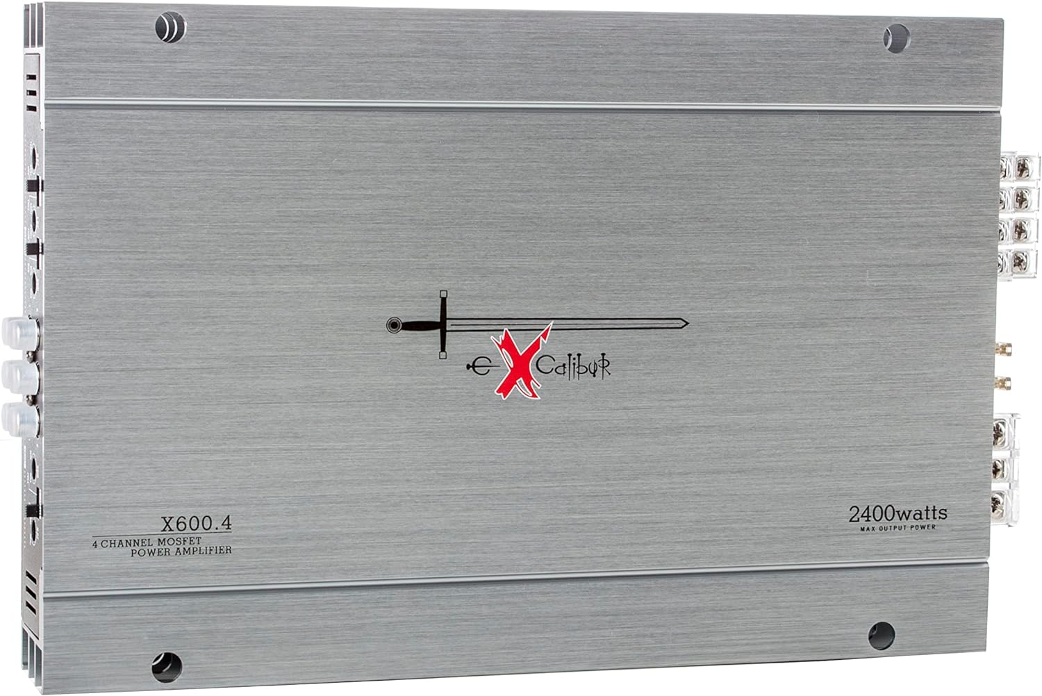 Excalibur X600.4 -  4 Channel Power 2400w Amplifier
