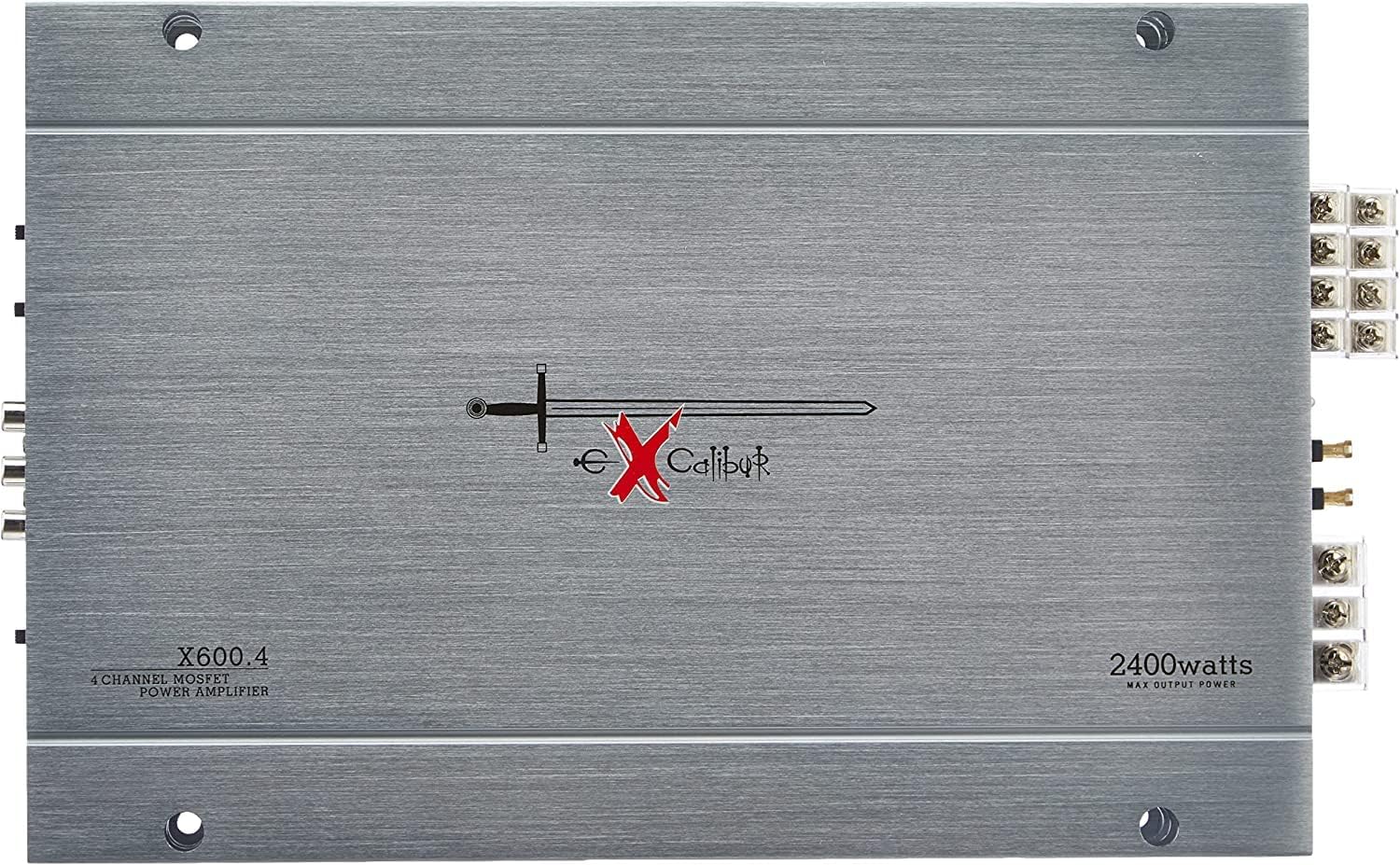Excalibur X600.4 -  4 Channel Power 2400w Amplifier
