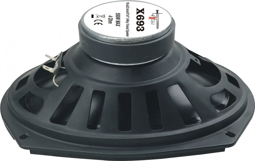 Excalibur X693 - 6"x9" 3-Way Triaxial  Speakers 1000W Max Power