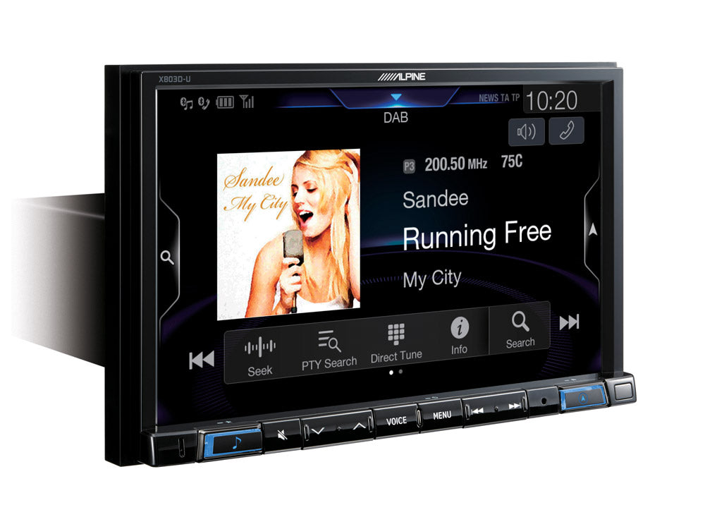 Alpine X803DU-C 8" Touch Screen Navigation with TomTom maps, Apple Carplay & Android Auto