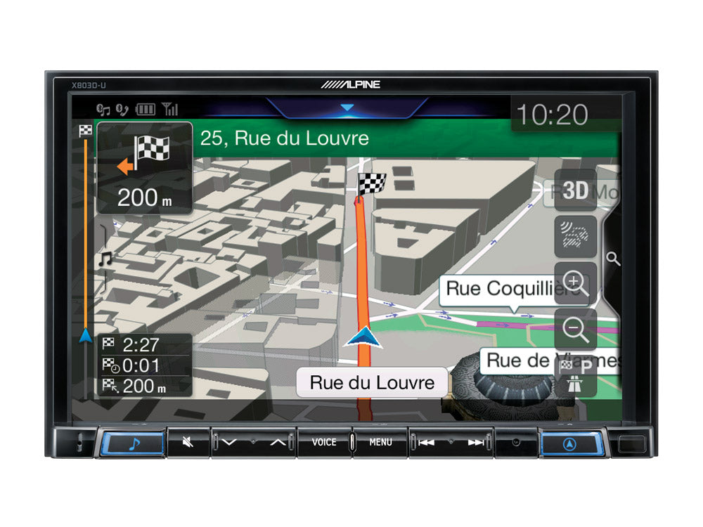 Alpine X803DU-C 8" Touch Screen Navigation with TomTom maps, Apple Carplay & Android Auto