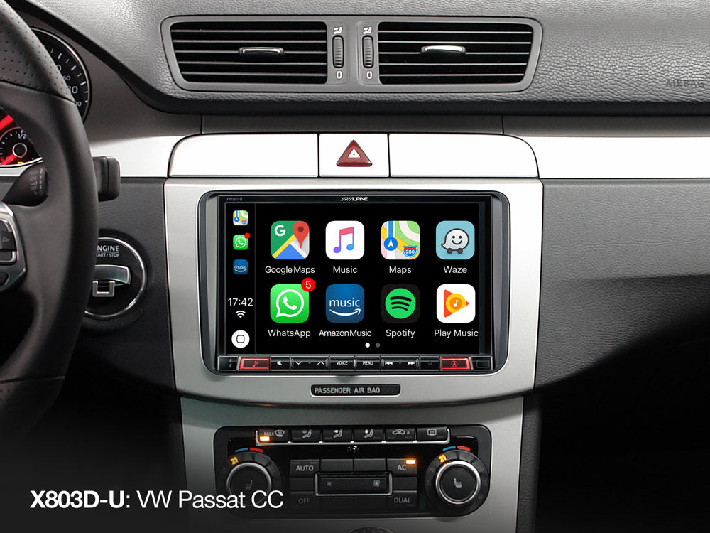Alpine X803DU-C 8" Touch Screen Navigation with TomTom maps, Apple Carplay & Android Auto