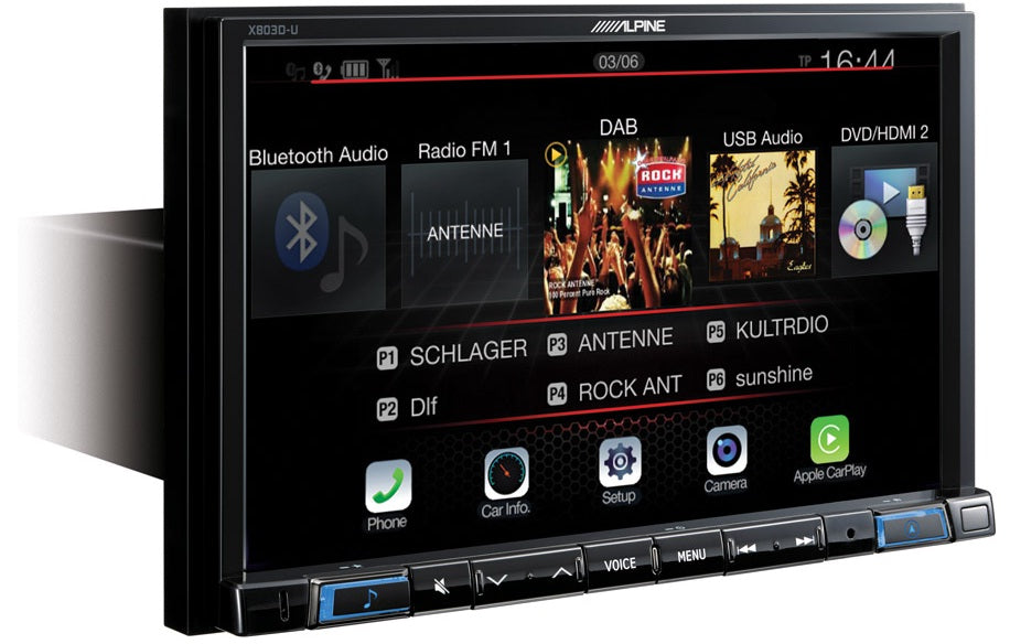 Alpine X803DU-C 8" Touch Screen Navigation with TomTom maps, Apple Carplay & Android Auto