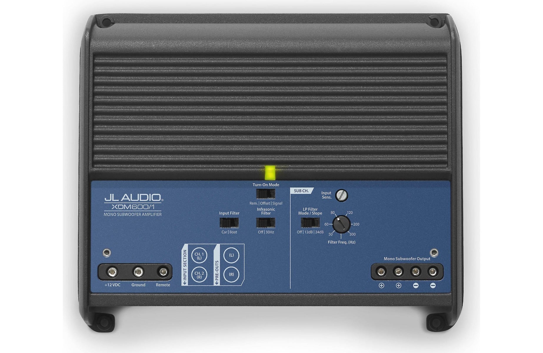 JL Audio XDM600/1 600 Watt RMS, Class-D Monoblock XMD Series Car/Marine Amplifier