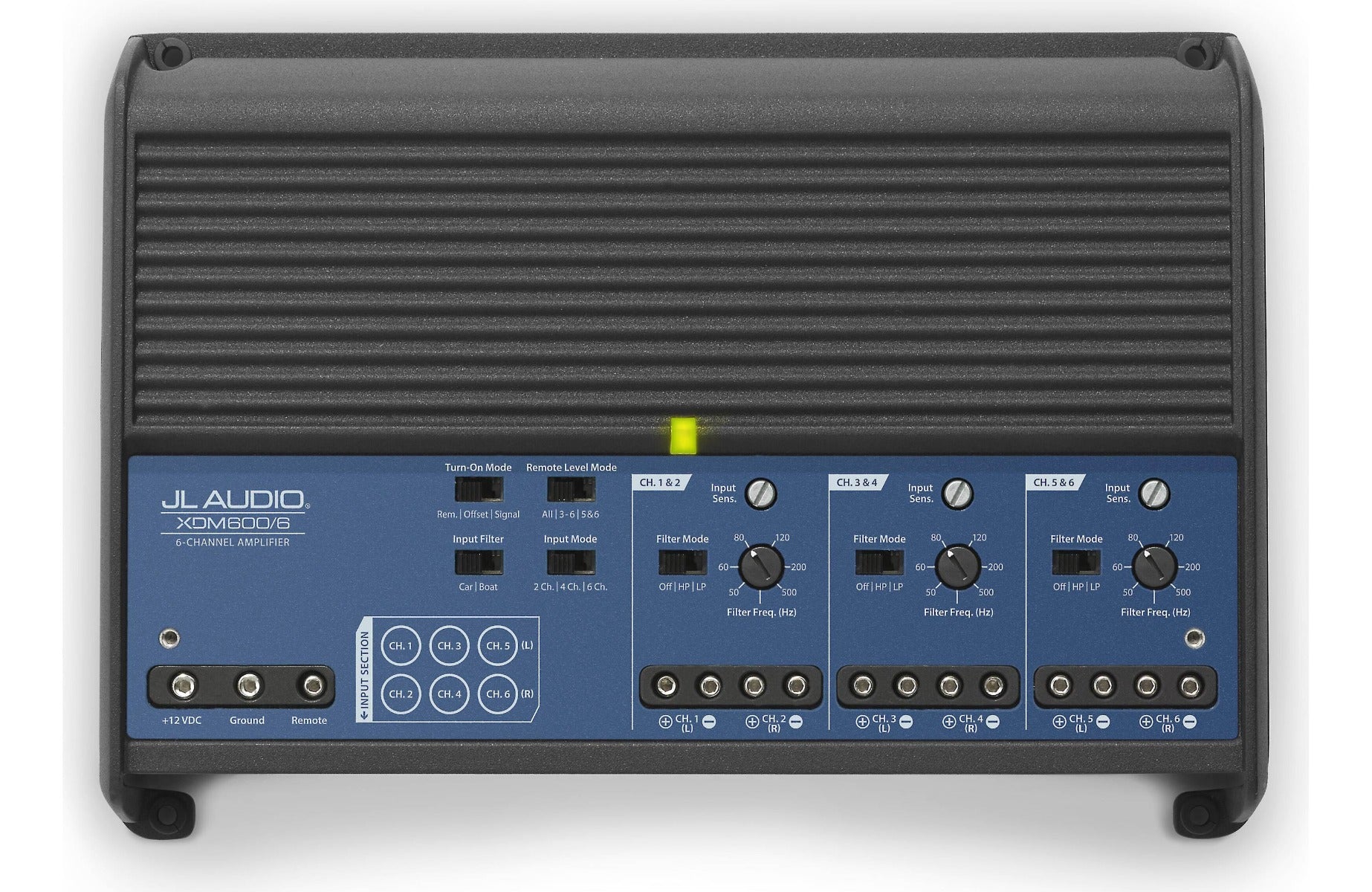 JL Audio XDM600/6 600W RMS XMD Series Class-D 6-Channel Car/Marine Amplifier