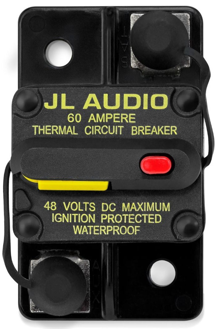 JL Audio XMD-MCB-60 Waterproof, Ignition Protected Circuit Breaker: 60 Amp