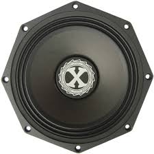 PowerBass XPRO-8CX - 8" Octagonal Cast Frame Midrange Driver 4-Ohm