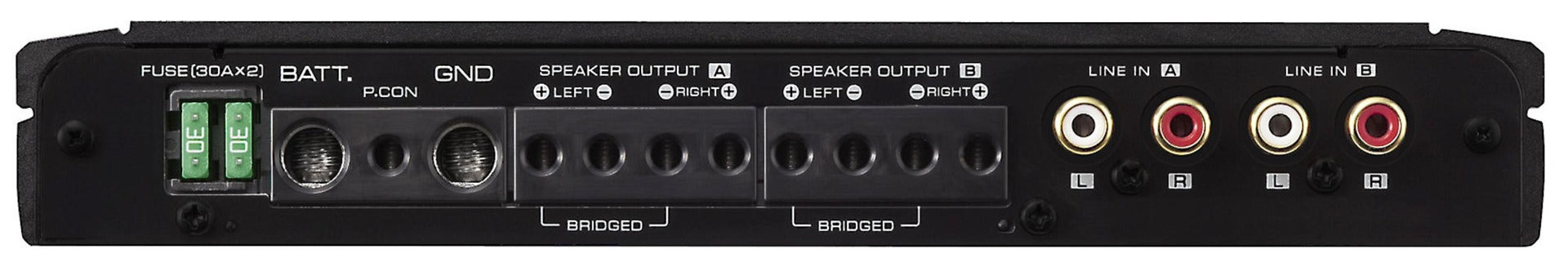Kenwood XR400-4 Super Thin Mono High Performance Class D Digital Power 4 Channel Amplifier