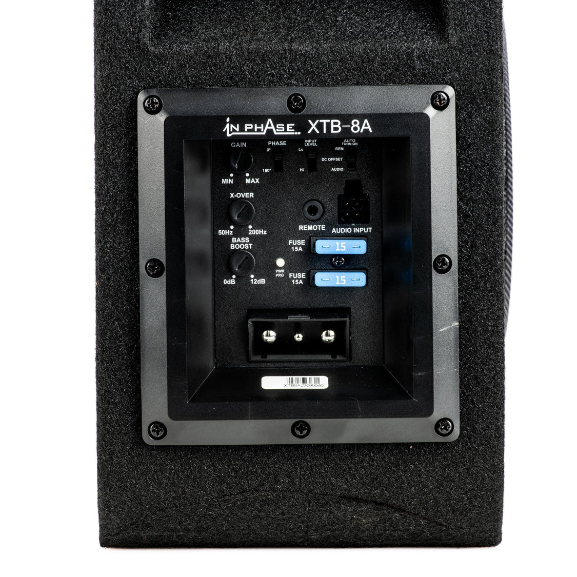 In Phase XTB-8A 600W Active Amplified Subwoofer Enclosure with Built-in Class D Amp