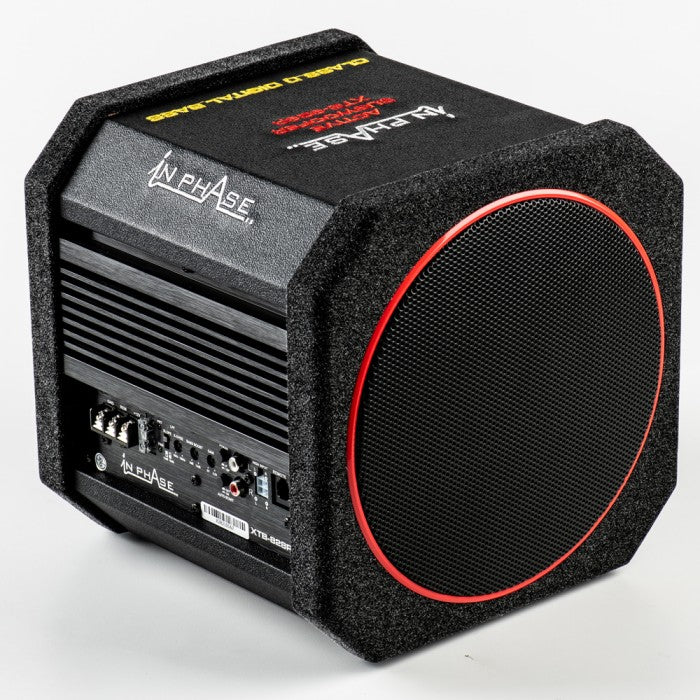 In Phase XTB-828R 8" 300W Active Subwoofer with Passive Radiator and Class D Amplifer