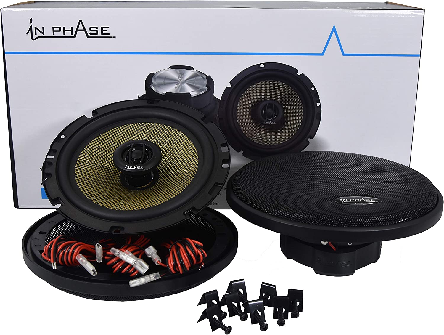 In Phase XTC17.2CF 17cm 2-way Custom Fit coaxial 250watt speakers