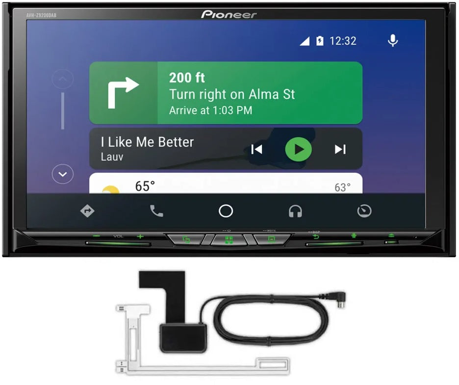 Pioneer AVH-Z9200DAB 7" Multimedia Player with Bluetooth, DAB/DAB+, Spotify & Siri Eyes CAMERA + DAB Aerial