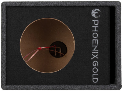 Pheonix Gold ZB18P Z Box Ported 1x8" with speaker cable and speaker mounting screws