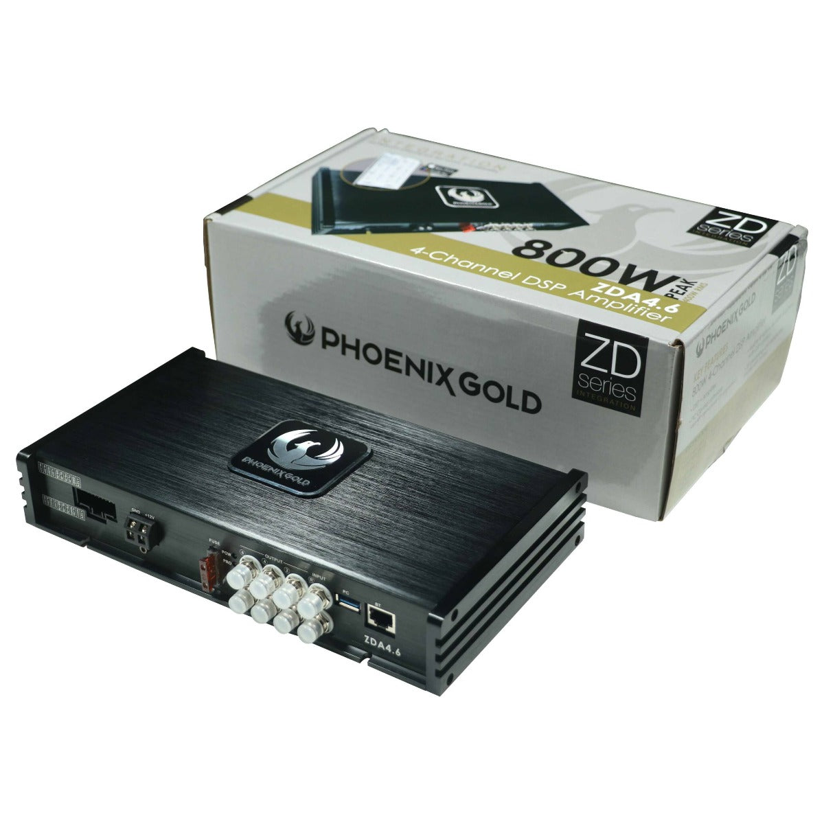 Phoenix Gold ZDA4.6 4 Channel Amplifier with 6 DSP Output Channels