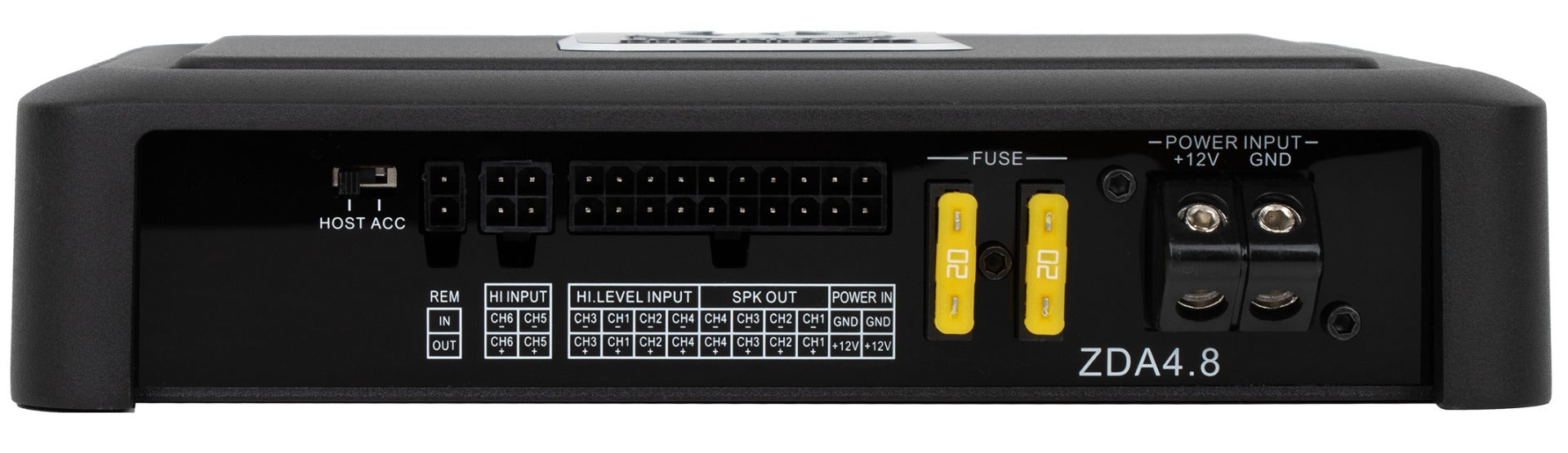 Phoenix Gold ZDA4.8 - 4 Channel Bluetooth, Coaxial, USB, SPDIF Amplifier with 8 Channels DSP