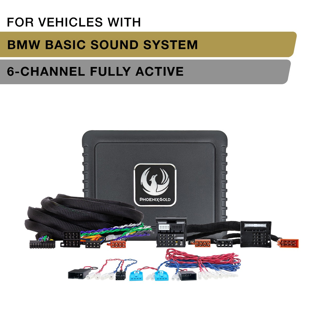 Phoenix Gold ZDAP-BMW2 Plug & Play DSP Power-Up Kit for ZDAP-BMW2 Full Active DSP Plug & Play Power-Up Kit for BMW with Basic Sound System