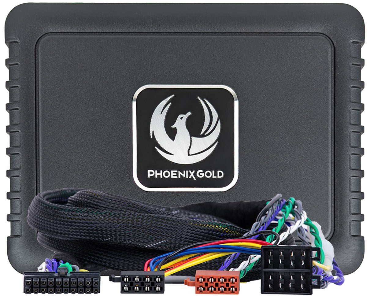 Phoenix Gold ZDAP-ISO2 Plug & Play DSP Power-Up Kit for Citroën, Iveco, Hyundai, Kia vehicles with ISO connectors from 1990 – Up