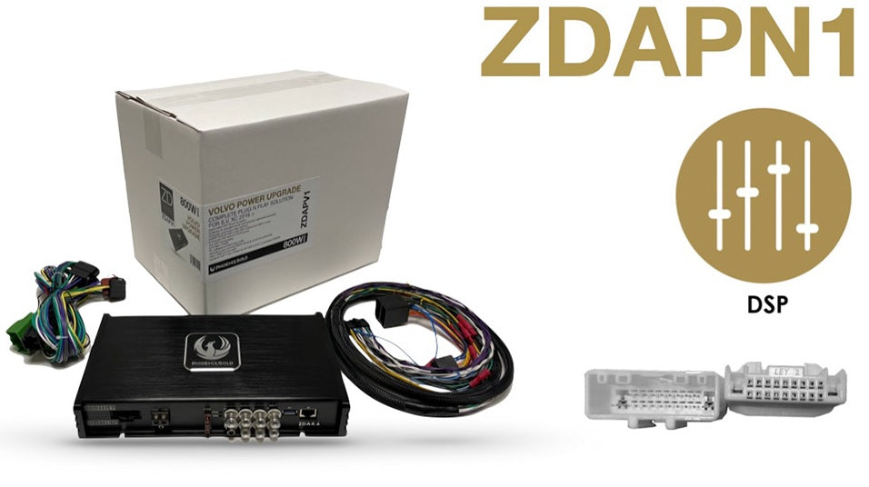 Phoenix Gold ZDAPN1 Nissan models 2003 onwards DSP Power Up Kit | Simple Plug and Play Installation