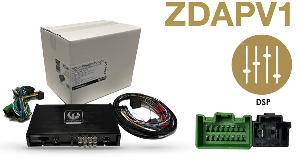 Phoenix Gold ZDAPV1 Volvo models 2016 onwards DSP Power Up Kit | Simple Plug and Play Installation