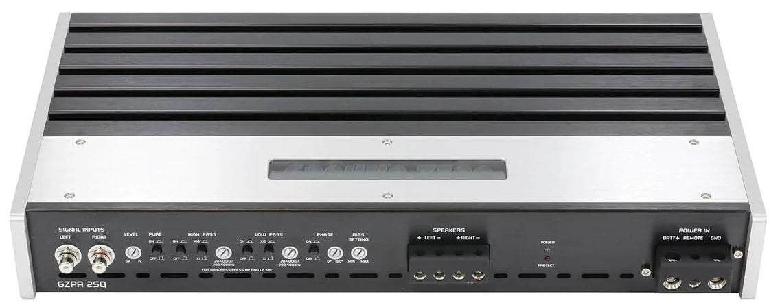 Ground Zero GZPA-2SQ PLUTONIUM line 1000watt 2 Channel high-end SQ Amplifier