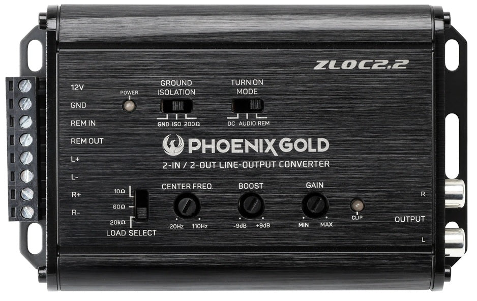 Phoenix Gold ZLOC2.2 2-Channel Line Out Converter