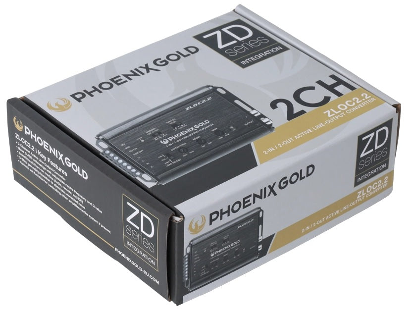 Phoenix Gold ZLOC2.2 2-Channel Line Out Converter