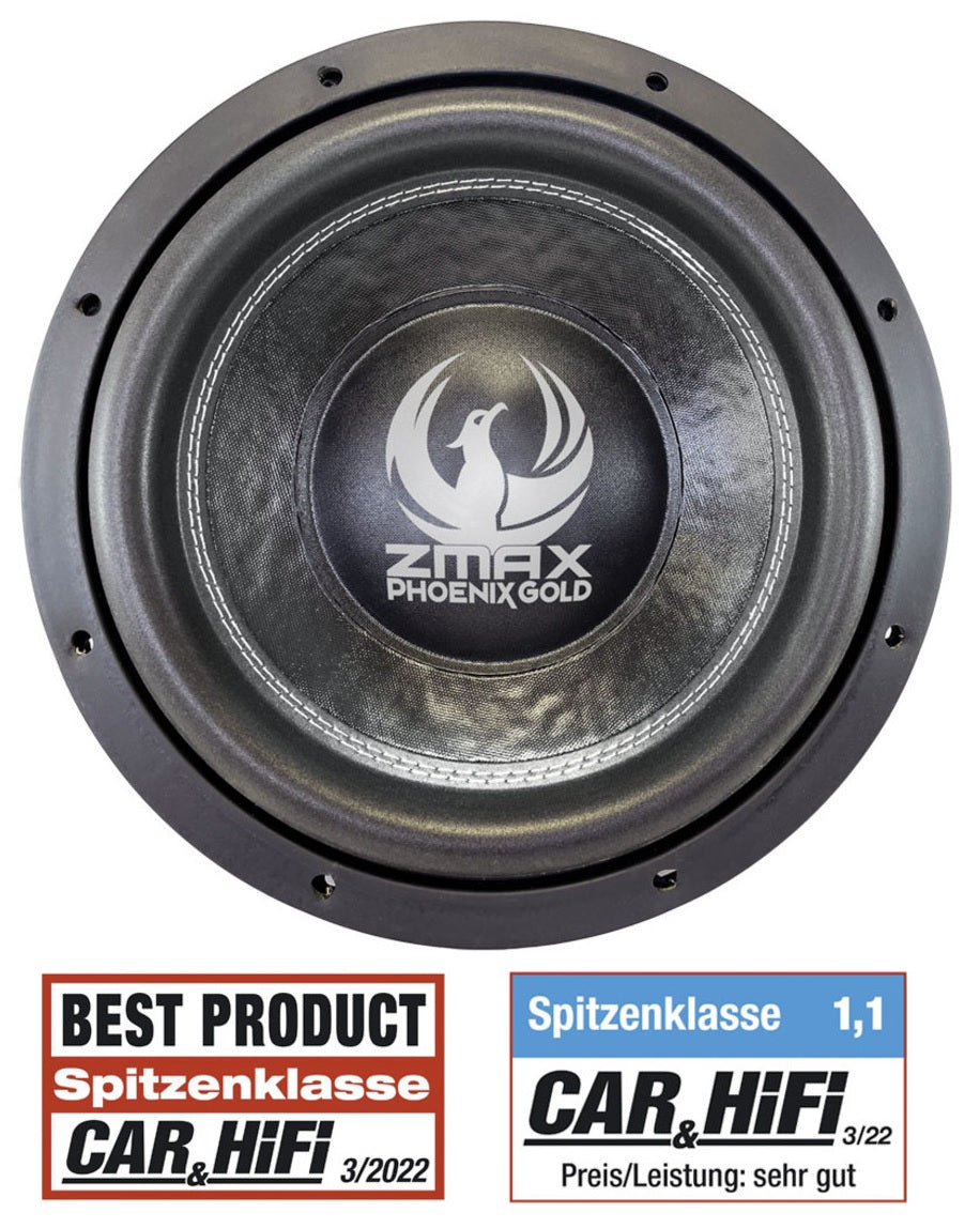 Phoenix Gold ZMAX82 ZR series High SPL 8 Inch 1500W Subwoofer