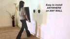 AVF ZML8360 Flat To Wall TV Wall Mount for Screens Up To 80"