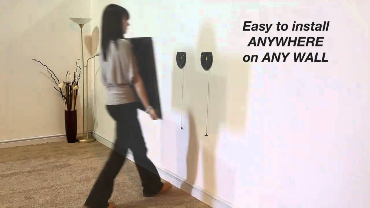 AVF ZML8360 Flat To Wall TV Wall Mount for Screens Up To 80"