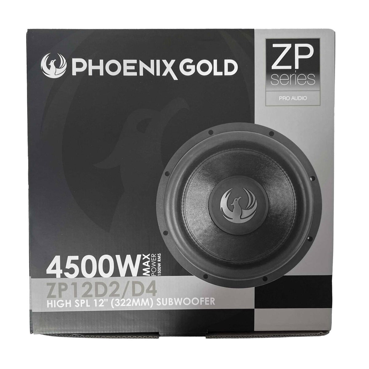 Phoenix Gold ZP12D4 Phoenix Gold ZP - 12 Inch Dual 4ohm Steet Bass subwoofer 3" VC 1500 watts RMS