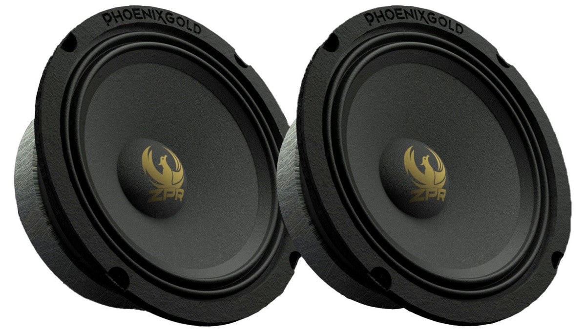 Phoenix Gold ZPR654 PG ZR series 6 inch PRO Speakers pair RMS 300W - 600W MAX